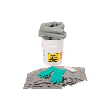 Evolution Sorbent Products Global Industrial Universal 5 Gallon Truck Spill Kit, Bucket SK-U5GLOBAL